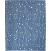 image:imageNourison Home Grafix Red 6 x 9 Area Rug Modern Botanical  Bed Room Living Room Dining Room Kitchen Easy Clean Non Shedding 6x9Light Blue