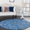 image:imageNourison Home Grafix Red 6 x 9 Area Rug Modern Botanical  Bed Room Living Room Dining Room Kitchen Easy Clean Non Shedding 6x9Light Blue