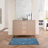image:imageNourison Home Grafix Red 6 x 9 Area Rug Modern Botanical  Bed Room Living Room Dining Room Kitchen Easy Clean Non Shedding 6x9Light Blue