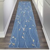 image:imageNourison Home Grafix Red 6 x 9 Area Rug Modern Botanical  Bed Room Living Room Dining Room Kitchen Easy Clean Non Shedding 6x9Light Blue