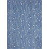 image:imageNourison Home Grafix Red 6 x 9 Area Rug Modern Botanical  Bed Room Living Room Dining Room Kitchen Easy Clean Non Shedding 6x9Light Blue