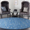 image:imageNourison Home Grafix Red 6 x 9 Area Rug Modern Botanical  Bed Room Living Room Dining Room Kitchen Easy Clean Non Shedding 6x9Light Blue