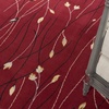 image:imageNourison Home Grafix Red 6 x 9 Area Rug Modern Botanical  Bed Room Living Room Dining Room Kitchen Easy Clean Non Shedding 6x9Red
