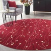 image:imageNourison Home Grafix Red 6 x 9 Area Rug Modern Botanical  Bed Room Living Room Dining Room Kitchen Easy Clean Non Shedding 6x9Red