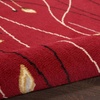image:imageNourison Home Grafix Red 6 x 9 Area Rug Modern Botanical  Bed Room Living Room Dining Room Kitchen Easy Clean Non Shedding 6x9Red