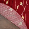 image:imageNourison Home Grafix Red 6 x 9 Area Rug Modern Botanical  Bed Room Living Room Dining Room Kitchen Easy Clean Non Shedding 6x9Red