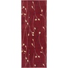 image:imageNourison Home Grafix Red 6 x 9 Area Rug Modern Botanical  Bed Room Living Room Dining Room Kitchen Easy Clean Non Shedding 6x9Red