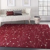 image:imageNourison Home Grafix Red 6 x 9 Area Rug Modern Botanical  Bed Room Living Room Dining Room Kitchen Easy Clean Non Shedding 6x9Red