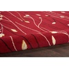 image:imageNourison Home Grafix Red 6 x 9 Area Rug Modern Botanical  Bed Room Living Room Dining Room Kitchen Easy Clean Non Shedding 6x9Red