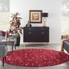 image:imageNourison Home Grafix Red 6 x 9 Area Rug Modern Botanical  Bed Room Living Room Dining Room Kitchen Easy Clean Non Shedding 6x9Red