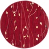 image:imageNourison Home Grafix Red 6 x 9 Area Rug Modern Botanical  Bed Room Living Room Dining Room Kitchen Easy Clean Non Shedding 6x9Red