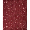 image:imageNourison Home Grafix Red 6 x 9 Area Rug Modern Botanical  Bed Room Living Room Dining Room Kitchen Easy Clean Non Shedding 6x9Red