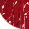 image:imageNourison Home Grafix Red 6 x 9 Area Rug Modern Botanical  Bed Room Living Room Dining Room Kitchen Easy Clean Non Shedding 6x9Red