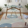 image:imageNourison Home Grafix White 3 x 5 Area Rug  Easy Clean Non Shedding Bed Room Living Room Dining Room Kitchen 3 x 5IvoryMulti