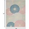 image:imageNourison Home Grafix White 3 x 5 Area Rug  Easy Clean Non Shedding Bed Room Living Room Dining Room Kitchen 3 x 5IvoryMulti