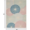 image:imageNourison Home Grafix White 3 x 5 Area Rug  Easy Clean Non Shedding Bed Room Living Room Dining Room Kitchen 3 x 5IvoryMulti