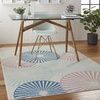 image:imageNourison Home Grafix White 3 x 5 Area Rug  Easy Clean Non Shedding Bed Room Living Room Dining Room Kitchen 3 x 5IvoryMulti