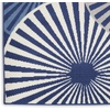 image:imageNourison Home Grafix White 3 x 5 Area Rug  Easy Clean Non Shedding Bed Room Living Room Dining Room Kitchen 3 x 5Navy