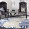 image:imageNourison Home Grafix White 3 x 5 Area Rug  Easy Clean Non Shedding Bed Room Living Room Dining Room Kitchen 3 x 5White