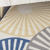 image:imageNourison Home Grafix White 3 x 5 Area Rug  Easy Clean Non Shedding Bed Room Living Room Dining Room Kitchen 3 x 5White