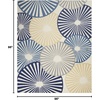 image:imageNourison Home Grafix White 3 x 5 Area Rug  Easy Clean Non Shedding Bed Room Living Room Dining Room Kitchen 3 x 5White