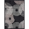 image:imageNourison Home Graphic Illusions Grey 79 x 1010 Area Rug  Easy Clean Non Shedding Bed Room Living Room Dining Room Kitchen 8 x 11Black
