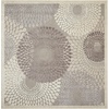 image:imageNourison Home Graphic Illusions Grey 79 x 1010 Area Rug  Easy Clean Non Shedding Bed Room Living Room Dining Room Kitchen 8 x 11Grey