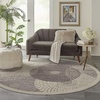 image:imageNourison Home Graphic Illusions Grey 79 x 1010 Area Rug  Easy Clean Non Shedding Bed Room Living Room Dining Room Kitchen 8 x 11Grey