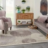 image:imageNourison Home Graphic Illusions Grey 79 x 1010 Area Rug  Easy Clean Non Shedding Bed Room Living Room Dining Room Kitchen 8 x 11Grey