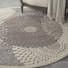 image:imageNourison Home Graphic Illusions Grey 79 x 1010 Area Rug  Easy Clean Non Shedding Bed Room Living Room Dining Room Kitchen 8 x 11Grey