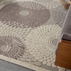 image:imageNourison Home Graphic Illusions Grey 79 x 1010 Area Rug  Easy Clean Non Shedding Bed Room Living Room Dining Room Kitchen 8 x 11Grey