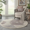 image:imageNourison Home Graphic Illusions Grey 79 x 1010 Area Rug  Easy Clean Non Shedding Bed Room Living Room Dining Room Kitchen 8 x 11Grey