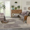 image:imageNourison Home Graphic Illusions Grey 79 x 1010 Area Rug  Easy Clean Non Shedding Bed Room Living Room Dining Room Kitchen 8 x 11Grey