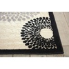 image:imageNourison Home Graphic Illusions Grey 79 x 1010 Area Rug  Easy Clean Non Shedding Bed Room Living Room Dining Room Kitchen 8 x 11Parchment