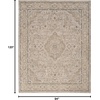 image:imageNourison Home Harbor Beige 710 x 10 Area Rug  Easy Clean Non Shedding Bed Room Living Room Dining Room Kitchen 8 x 10Grey