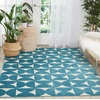 image:imageNourison Home Harper Geometric Grey 8 x 10 AreaRug EasyCleaning Non Shedding Bed Room Living Room Dining Room Kitchen 8x10Blue