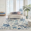image:imageNourison Home Home Tranquil TRA02 6 x 9 TurquoiseIvoryLight Blue