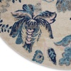 image:imageNourison Home Home Tranquil TRA02 6 x 9 TurquoiseIvoryLight Blue