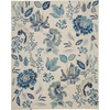 image:imageNourison Home Home Tranquil TRA02 6 x 9 TurquoiseIvoryLight Blue