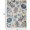 image:imageNourison Home Home Tranquil TRA02 6 x 9 TurquoiseIvoryLight Blue