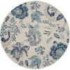 image:imageNourison Home Home Tranquil TRA02 6 x 9 TurquoiseIvoryLight Blue