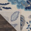 image:imageNourison Home Home Tranquil TRA02 6 x 9 TurquoiseIvoryLight Blue