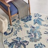 image:imageNourison Home Home Tranquil TRA02 6 x 9 TurquoiseIvoryLight Blue