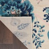 image:imageNourison Home Home Tranquil TRA02 6 x 9 TurquoiseIvoryLight Blue