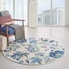 image:imageNourison Home Home Tranquil TRA02 6 x 9 TurquoiseIvoryLight Blue