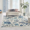 image:imageNourison Home Home Tranquil TRA02 6 x 9 TurquoiseIvoryLight Blue