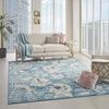 image:imageNourison Home Home Tranquil TRA02 6 x 9 TurquoiseTurquoise