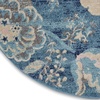 image:imageNourison Home Home Tranquil TRA02 6 x 9 TurquoiseTurquoise