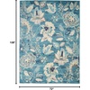 image:imageNourison Home Home Tranquil TRA02 6 x 9 TurquoiseTurquoise