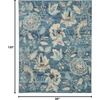 image:imageNourison Home Home Tranquil TRA02 6 x 9 TurquoiseTurquoise